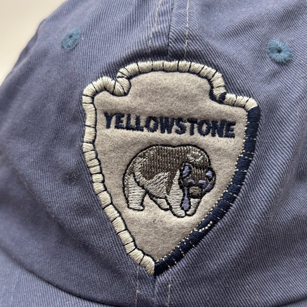 Blue Yellowstone Cap With Bear Patch Ht8820 - image 2
